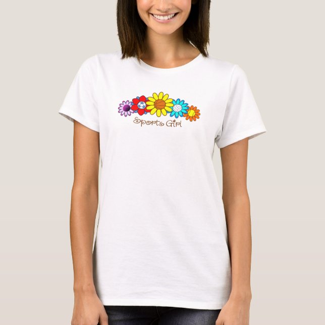 Sports Girl - Basketball T-Shirt (Front)