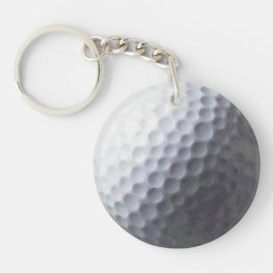 Sports, Golf Ball Zipper-pull, ID Tag Keychain
