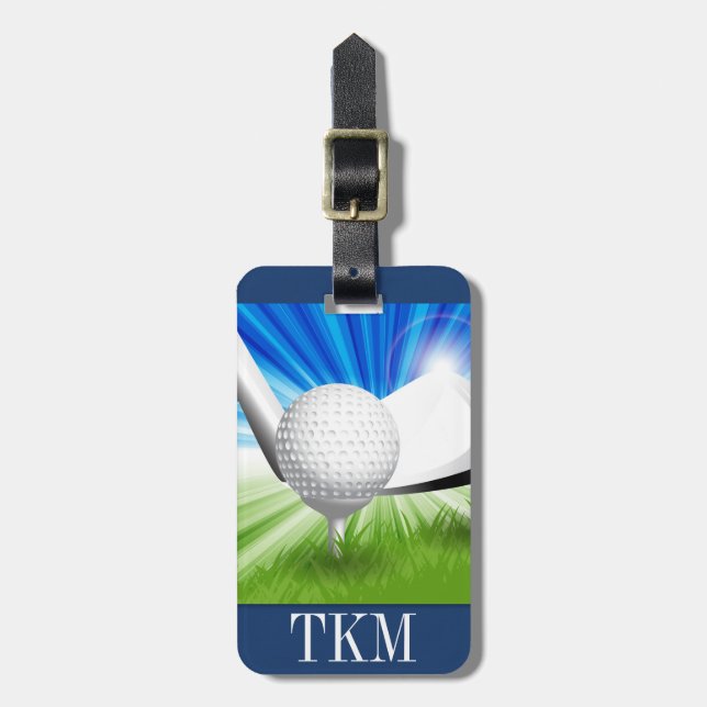 Sports - Golf Luggage Tag (Front Vertical)