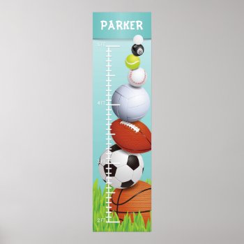 Sports Growth Chart by wrkdesigns at Zazzle