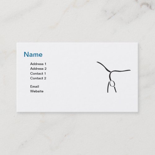 Sports - Gymnastics - Business Business Card Templates