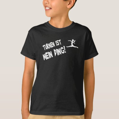 Sports Gymnastics Gymnastics Saying Design T_Shirt