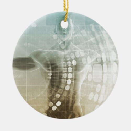 Sports Health Care and Rehabilitation Ceramic Ornament