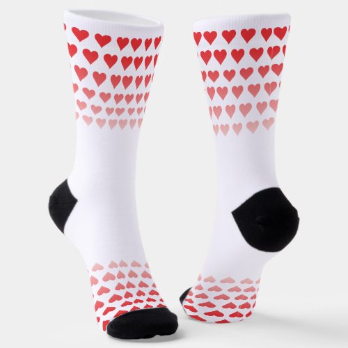 Sports hearts sock 