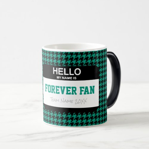 Sports Hello My Name Is Philly Houndstooth Year Magic Mug