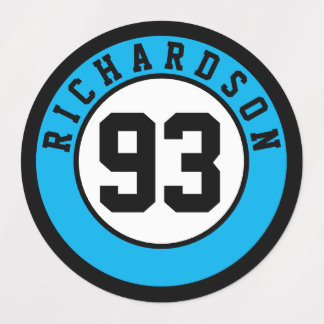 Sports Helmet Label
