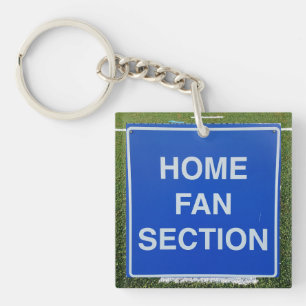 Sports Home Fan Section Keychain