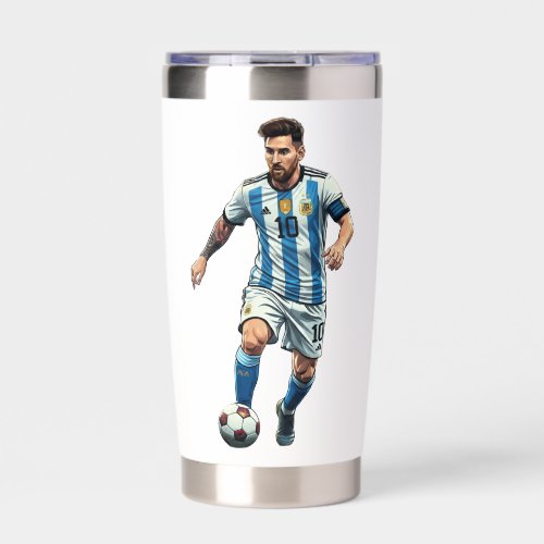Sports Hydration Bottle for Football Fans Insulated Tumbler