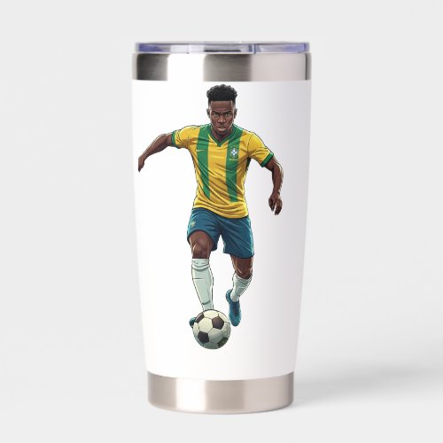 Sports Hydration Bottle for Football Fans Insulated Tumbler