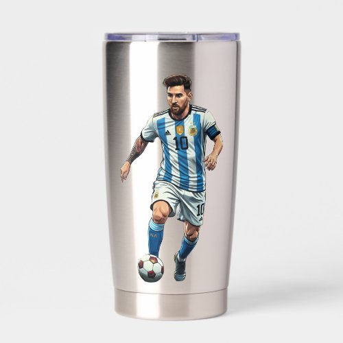 Sports Hydration Bottle for Football Fans Insulated Tumbler