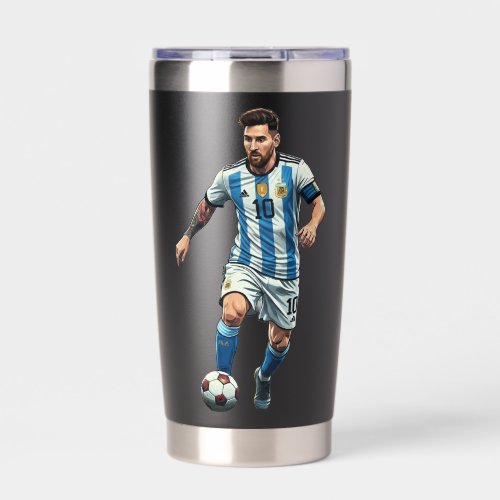 Sports Hydration Bottle for Football Fans Insulated Tumbler