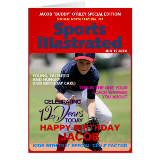 Sports Illastrated Parody Bday-Kids Special Cards