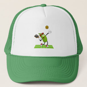 Sports Infusion "Pickleball Cartoon" Trucker Hat