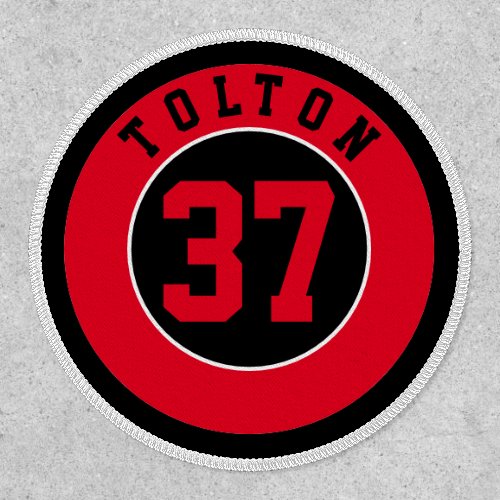 Sports Jersey Memorial Name and Number Patch