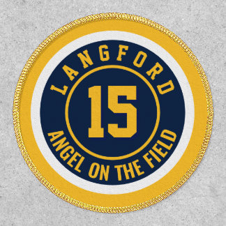Sports Jersey Memorial Name and Number Patch