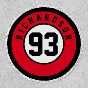 Sports Jersey Memorial Name and Number Patch