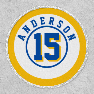Sports Jersey Memorial Name and Number Patch