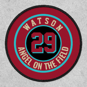 Sports Jersey Memorial Name and Number Patch