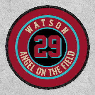 Sports Jersey Memorial Name and Number Patch