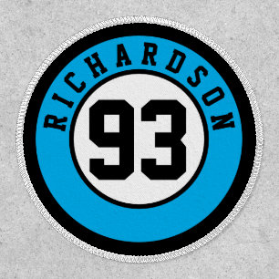 Sports Jersey Memorial Name and Number Patch