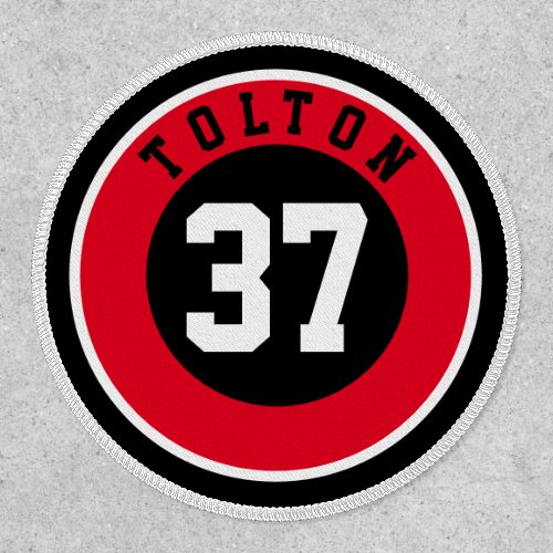 Sports Jersey Memorial Name and Number Patch