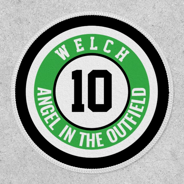 Sports Jersey Memorial Name and Number Patch (Front)