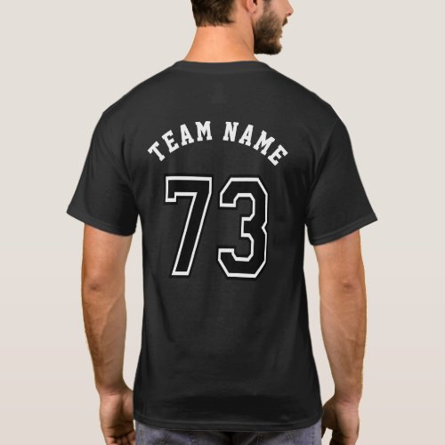 Sports Jersey Number 73 T_Shirt