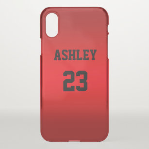  Custom Name & Number Baseball Jersey Case for Apple