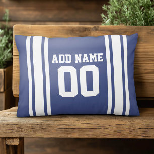 Sports Jersey with Custom Name and Number Accent Pillow