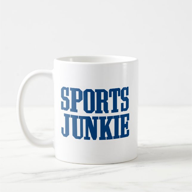 sports junkie keychain coffee mug (Left)
