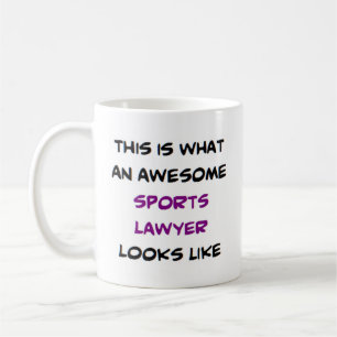 sports lawyer, awesome coffee mug