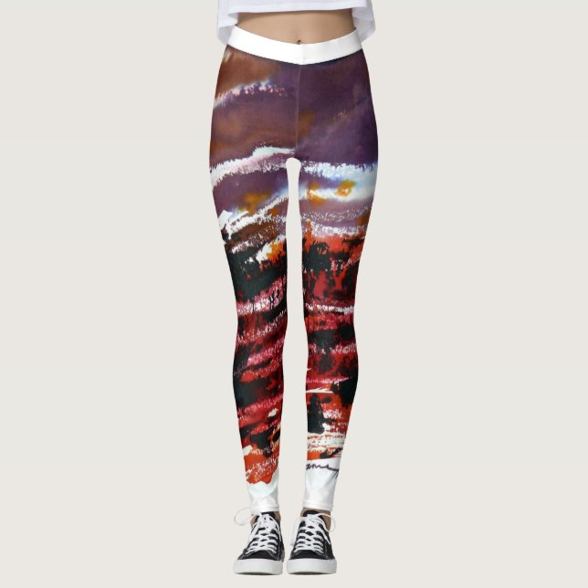 Sports leggings by Doranne Alden Caruana (Front)