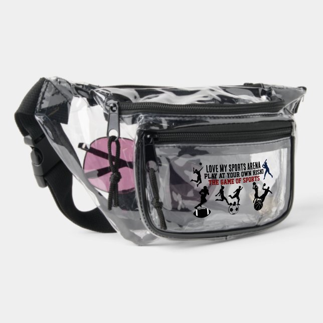 Sports Line Collection -  Clear Fanny Pack (Right)