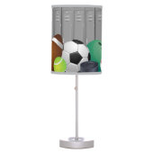 Sports Locker Room Design Table Lamp Shade (Front)