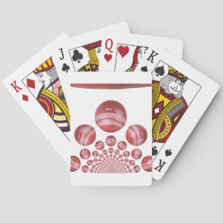 Sports Lover’s Cricket Ball Print Poker Cards