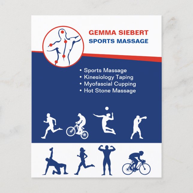 Sports massage flyer (Front)