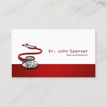 Sports Medicine Doctor Business Card by Jolanta_Prunskaite at Zazzle