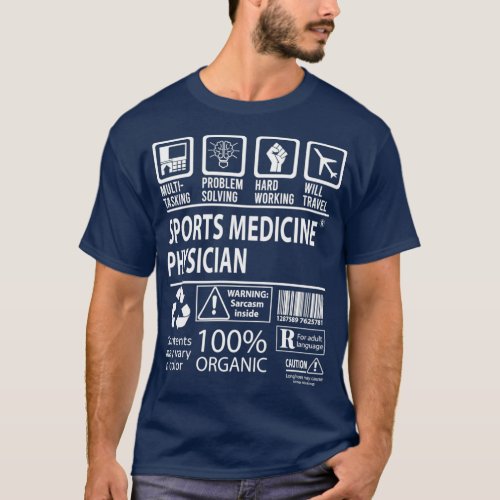 Sports Medicine Physician Multitasking Job Gift It T_Shirt