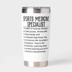 Sports medicine specialist insulated tumbler