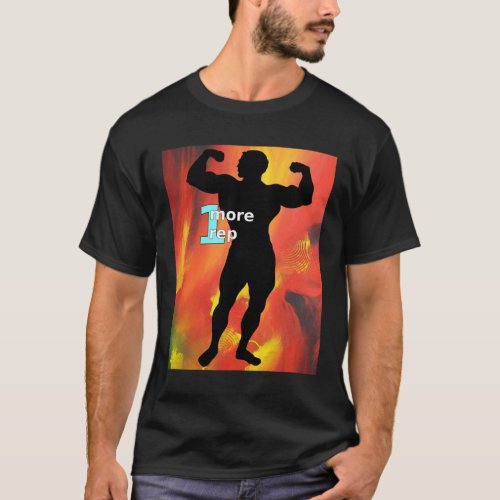 Sports Modern Elegant Bodybuilding Pop Art Trendy T_Shirt