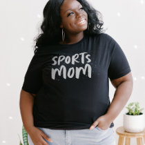 Sports mom cool black and white T-Shirt