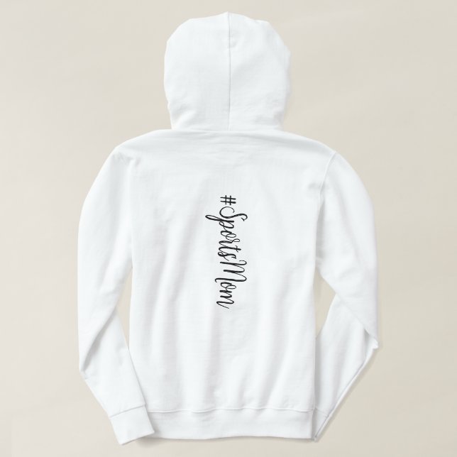 Sports Mom sweatshirt, take kids to sports Hoodie (Design Back)