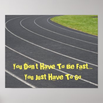 Sports Motivational Poster- Track & Field! Poster by Sidelinedesigns at Zazzle