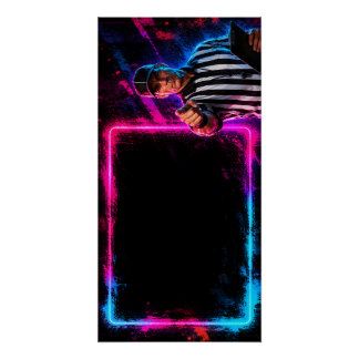 Sports Neon Board Poster