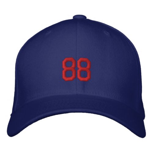 sports number 88 embroidered baseball hat