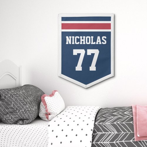 Sports Number Name Pennant