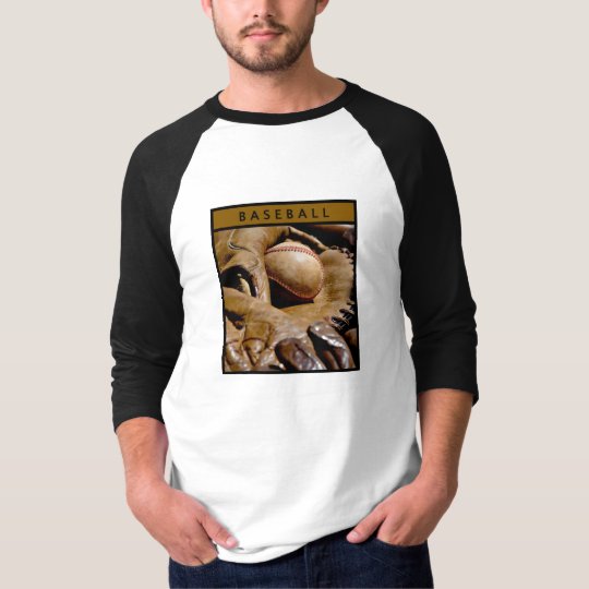 Sports-Old Baseball and Gloves T-Shirt