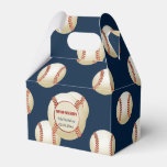 Sports Party Baseball Theme Personalized Favor Box at Zazzle