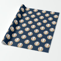 Sports Party Baseball theme Wrapping Paper