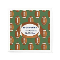 Sports Party football theme Personalized Napkins